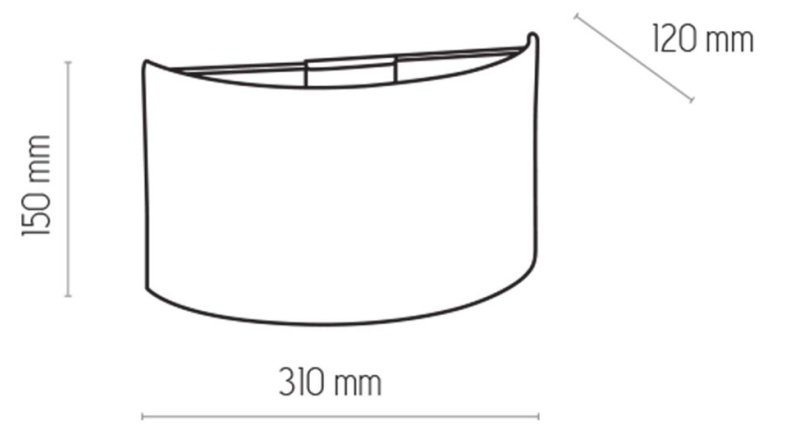 Nástěnné svítidlo - RONDO 3320